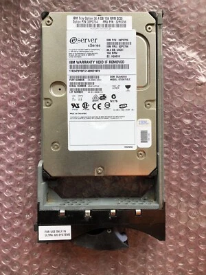 IBM Eserver Xseries 36.4GB U320 SCSI USCSI 15K RPM 32P0734 32P0736 - Image 1 of 4