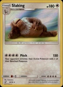 2x (DEPI-018) Slaking RARO HOLOFOIL Pokemon Detective Pikachu Tarjeta # 18 - Imagen 1 de 1