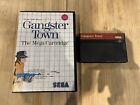 Sega Master System Gangster Town Working Pal Original Box And Cart And Inlay