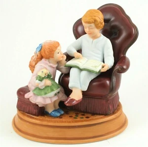 Vintage 1983 Avon Christmas Memories Series Enjoying The Night Before Christmas - Picture 1 of 6
