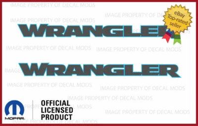 Jeep Wrangler 2018-2025 capó calcomanías pegatinas gráficas JL gris azul 4xe FJ3V4 Foto 1 de 2