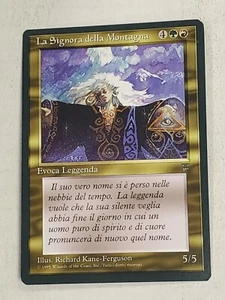 MTG The Lady of the Mountain (Italian Legends/Gold/U) - BGM - Picture 1 of 2