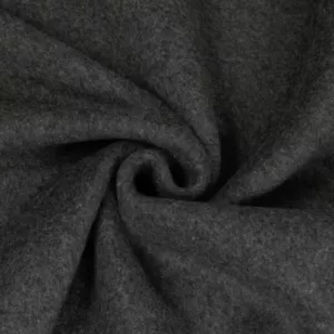 Vellón de algodón orgánico liso antracita (precio = 0,5 m) - Imagen 1 de 3