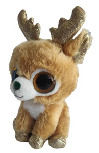 TY Beanie Boos Ty Silk Glitzy the Reindeer 6" Plush Stuffed Animal Deer - Picture 1 of 8