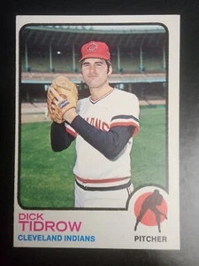 DICK TIDROW 1973 TOPPS #339 CLEVELAND INDIANS VINTAGE MLB BASEBALL NEARMINT - Picture 1 of 2