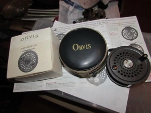 stunning orvis battenkill disc drag 10/11 salmon fly fishing reel pouch box etc - Picture 1 of 18
