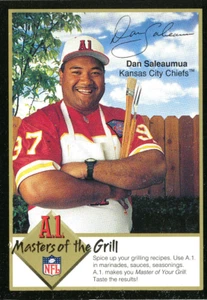 A-1 RECIPE-CARD Dan Saleaumua CHIEFS ASU Sun Devils - Picture 1 of 1