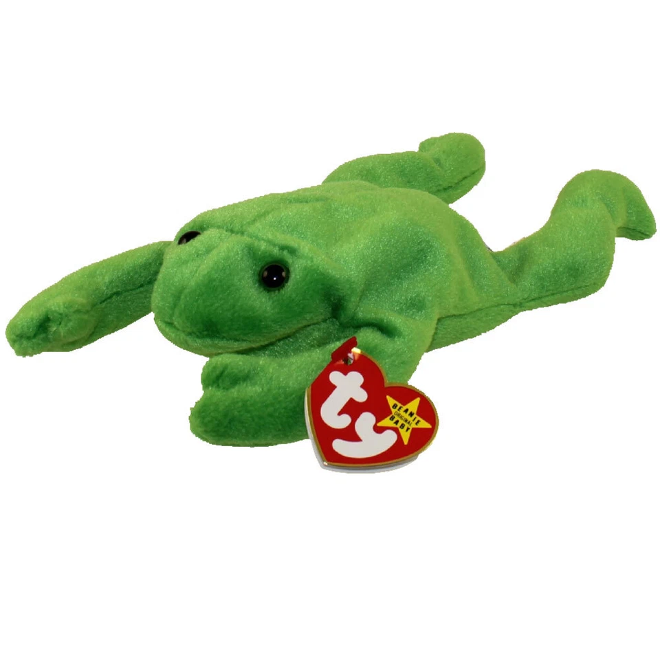 TY Beanie Baby - LEGS the Frog (9 inch) - MWMTs Stuffed Animal Toy - Image 1 of 1