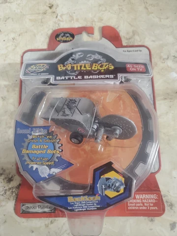 2001 JAKKS PACIFIC ROAD CHAMPS BATTLEBOTS BACKLASH BATTLE BASHERS New Cover