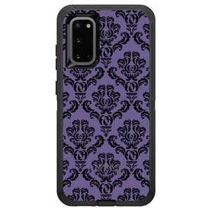 OtterBox Defender for Galaxy S (Choose Model) Purple Black Damask Floral - Picture 1 of 10