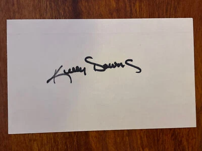 Kelly Downs - San Francisco Giants - Signed 3x5 Index Card - Image 1 of 3
