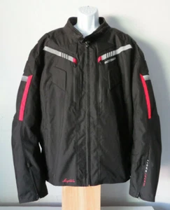MOTOBOY JACKET 4XL motorcycle racing moto Black padded full zipper motosport - Picture 1 of 12