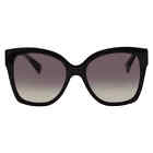 Gucci Grey Gradient Butterfly Ladies Sunglasses GG0459S 001 54 GG0459S 001 54