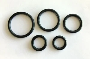 5 x Rundringe,schwarz galvanisiert, geschweißt, 1 1/4" ca.32x4,5mm - Picture 1 of 1