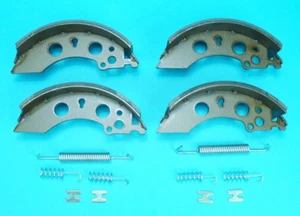 1 x juegos de ejes 200 x 50 zapatos de freno para remolque caravana de tambores ALKO 2050 2051 - Imagen 1 de 1