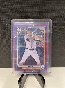Colt Keith 2024 Bowman Mega Box Chrome #34 Purple Mojo RC /250 - Picture 1 of 2