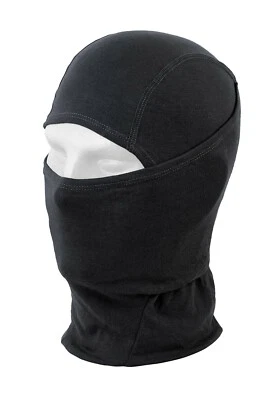 DEFCON 5 D5-1939 B PASSAMONTAGNA militare NINJA COLLARE SOFTAIR BALACLAVA NERO - Immagine 1 di 4