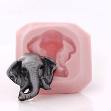 Elephant Silicone Mold Food Safe Fondant Chocolate Craft Jewelry Resin Mold (404