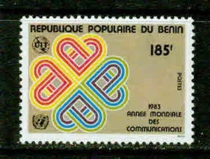 BENIN–1983– WORLD COMM. YEAR – VF* - Picture 1 of 1