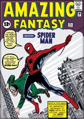 Amazing Fantasy #15 First Spider-Man Comic Book Cover Refrigerator Magnet UNUSED • 6.64$