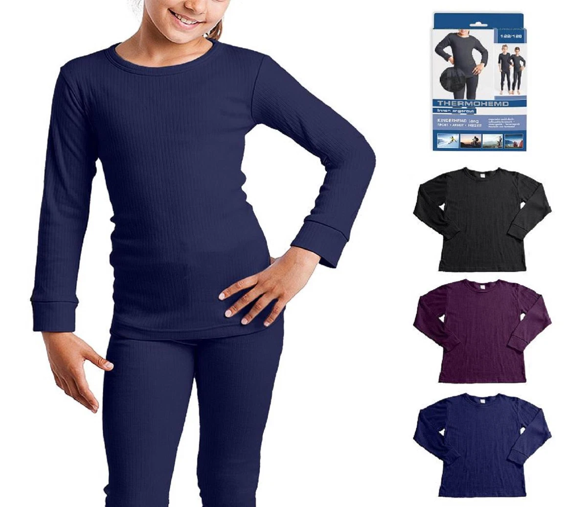 ONLY Jungen Thermo-Unterwäsche Set – Langarmshirt & Lange Hose, Mehrfarbig, XL