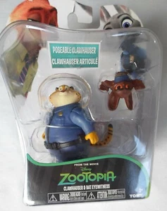 DISNEY ZOOTOPIA FIGURES CLAWHAUSER BAT EYEWITNESS Posable NIB Movie Collectible - Picture 1 of 2