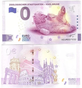 Germany - 0 Euro 2025 UNC Zoologischer Stadtgarten - Karlsruhe - bear Lemberg-Zp - Picture 1 of 1