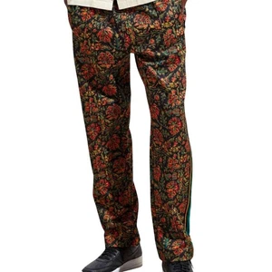 Urban Outfitters Oscar grün schwarz rot Blumen Streifen Herren Trainingshose Gr. M - Bild 1 von 12