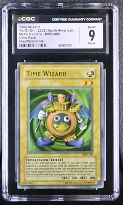Time Wizard MRD-065 Metal Raiders Unlimited Faded CGC 9 Mint - Image 1 of 2