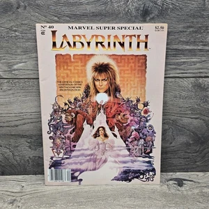 Revista Marvel Super Special #40 - Adaptación de película Labyrinth - 986 Jim Henson - Imagen 1 de 9