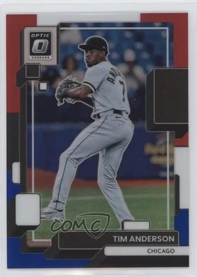 Panini Donruss Optic 2022 rojo blanco y azul Prizm/199 Tim Anderson #159 Foto 1 de 2