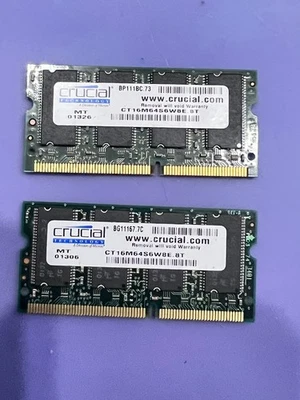 SDRAM SO-DIMM Capacidad 128 MB 133 MHz CT16M64S6W8E PC133 Foto 1 de 4