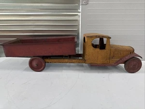 Camión de volteo antiguo/de colección Steelcraft Little Jim de acero prensado 24” años 1920-1930’s - Imagen 1 de 19