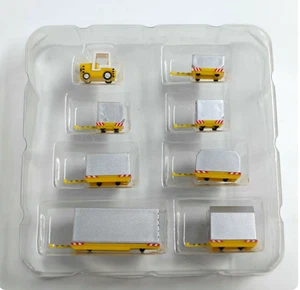 1:200 Herpa 557825 Airport Ground Handling Container Trailer Model - Picture 1 of 7