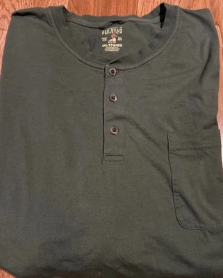 Red Head Co. Short Sleeve Pocket T-Shirt Pullover Men's 4XL Hunting Cotton Olive - Image 1 of 4
