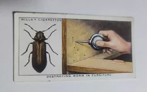 Cigarette card wills - household hints - no 16 - free postage - lot 812 - Picture 1 of 2