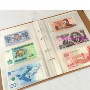 240 Pockets Folders Album Holders Banknotes Bills Stamp Ticket Collections Book - Picture 1 of 6