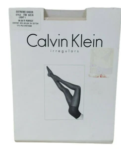 Vintage 90er Calvin Klein Irregulars Pantyhose Extreme Sheer 736 Gr. A 1995 - Bild 1 von 4