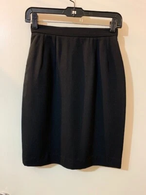 Austin Reed миниатюрный камвольный шерсти карандаш юбка - черный, размер 2 - Изображение 1 из 4