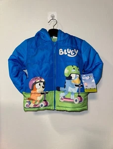 Giacca bambino Bluey & Bingo Puffer nuova 3T blu - Foto 1 di 7