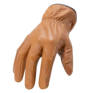 Guantes de trabajo 212 Performance Chief de cuero resistentes a cortes, marrón CLDC5-08 - Imagen 1 de 5
