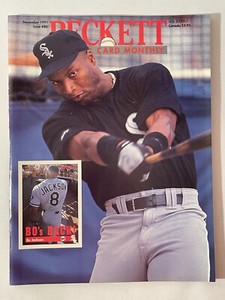 VTG Beckett Baseball Card Monthly November 1991 Bo Jackson Edition White Sox