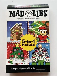 Deck the Halls Mad Libs-Prop-Five Below by Leonard Stern (2017, Trade Paperback) - Picture 1 of 2