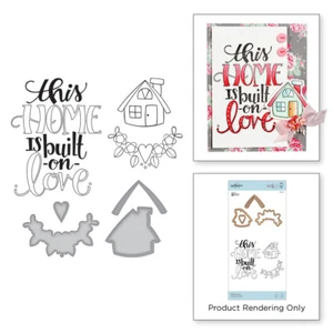 SPELLBINDERS BUILT ON LOVE STAMP AND DIE SET SEW SWEET COLLECTION SDS-121 - Picture 1 of 1