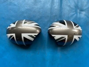 BMW Mini One Cooper S Stick On Union Jack Backings (For Power Fold Mirrors Only) - Picture 1 of 3