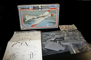 EMHAR MiG-3 Mikoyan Gurevich 1:72 EM2001 Complete Unassembled Model Kit w/box - Picture 1 of 3