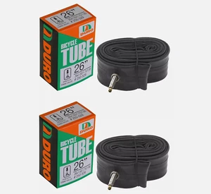 2 (DUE) DURO BICICLETTA 26x1.00/1.50 TUBO 33MM STANDARD PRESTA/VALVOLA FRANCESE - Foto 1 di 1