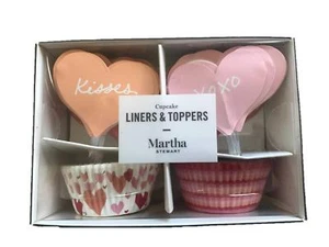 Martha Stewart Kollektion Herz Cupcake Liner & Topper-Neu im Karton 96 Stück - Bild 1 von 4