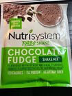 7 Nutrisystem Turbo Chocolate Fudge Shake Mix Packets