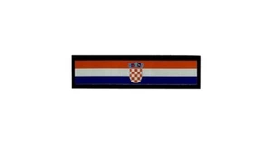 Patch printed embroidered travel souvenir biker backpack flag croatia - Picture 1 of 1